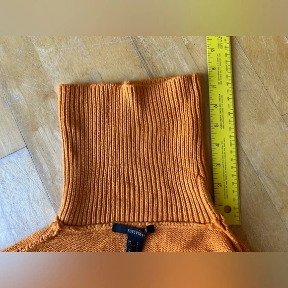 Cozy Mustard Sweater Forever 21 US small - Picture 12 of 16